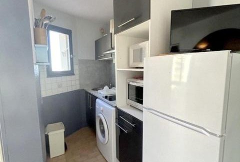 Le Barcares Apartment | Cozy Beachfront Studio with Sea View and Family Amenities