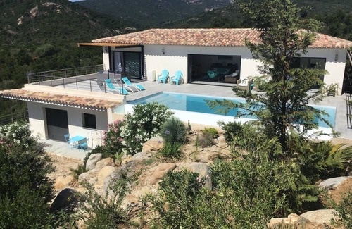 Conca House | Modern House with Pool, 800m from Beach in South Corsica
