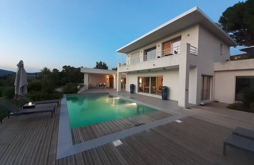 Cogolin Villa | Modern Villa with Ocean View, 12 Kms from Saint-Tropez
