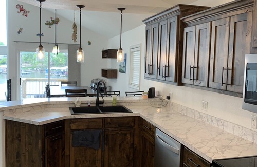 Sunrise Beach House | Prime Location: Remodeled Lake Home with Pool & Pet Friendly