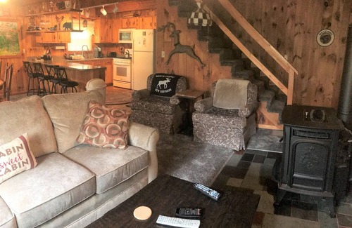 Center Conway Ski Chalet | Cozy Conway NH Chalet: Pet-Friendly Retreat with Discounts