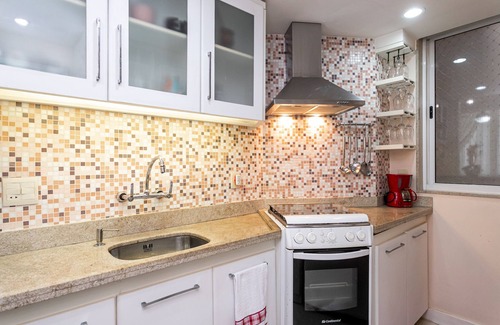 Leme Apartment | Cozy Copa-leme Apartment Steps from the Beach with Amenities