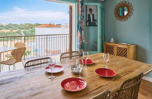 Cala Marcal Apartment | Corb Marí Beach: Oceanfront Escape with Private Beach Access