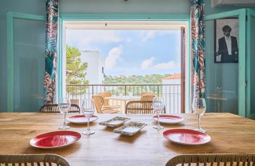 Cala Marcal Apartment | Corb Marí Beach: Oceanfront Escape with Private Beach Access