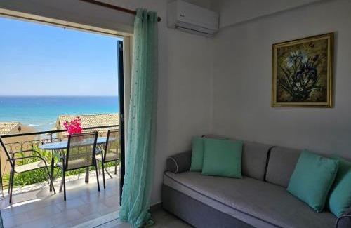 Glyfada Apartment | Oceanfront Bliss at Corfu Glyfada Menigos Resort