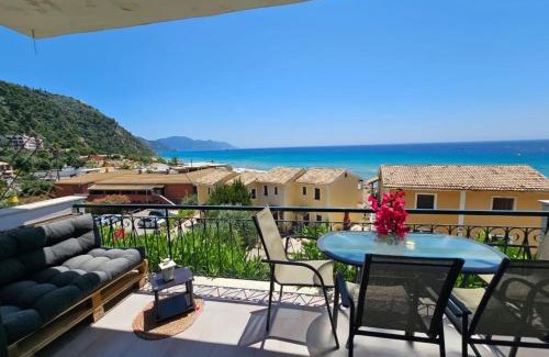 Glyfada Apartment | Oceanfront Bliss at Corfu Glyfada Menigos Resort