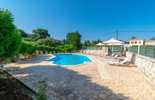 Dassia Villa | Relaxing Getaway at Corfu Villa Dassia with Pool & Hot Tub