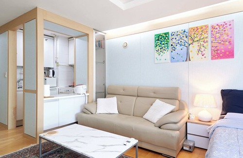 Bouvet Island Condo | Corner Super 1-bedroom condo with AC in the heart of Gangnam!