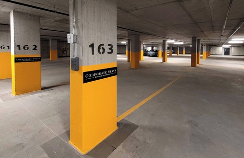 Brossard Apartment | Corporate Stays - 5mins from Walmart Modern 1BR at Blum with Premium Amenities