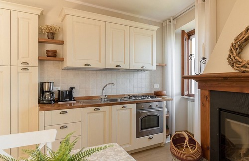 Tignale Apartment | Idyllic Corte Trepée in Historic Piovere with Lake Views