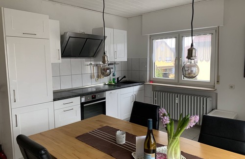 Hemsbach Apartment | Top-Rated Cosi Apartment with Balcony Near Bathing Lake