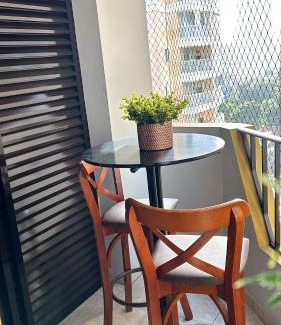 Gonzaga Hotel | Elevated Stay at Flat Cosmopolitan PRAIA with Free Parking