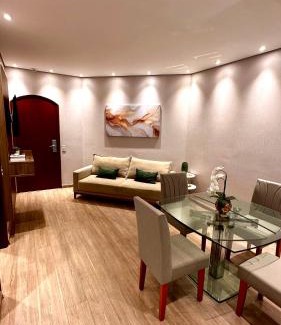 Gonzaga Hotel | Elevated Stay at Flat Cosmopolitan PRAIA with Free Parking
