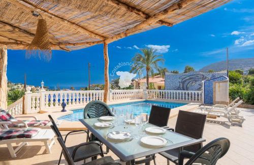 La Canuta Villa | Relaxing CostaBlancaDreams Casa Azul in Calpe with Pool