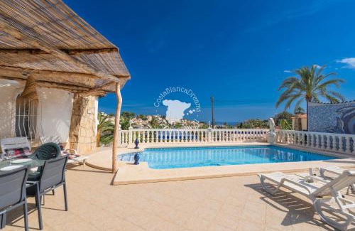 La Canuta Villa | Relaxing CostaBlancaDreams Casa Azul in Calpe with Pool
