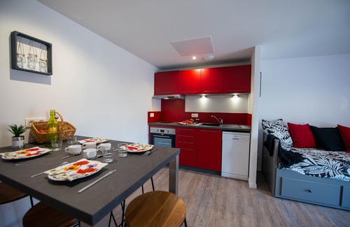 Les Sables d'Olonne House | Inviting Apartment Steps from Beach with Pool and Ocean View