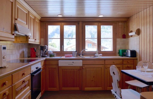 Meiringen Apartment | Cozy Apartment for Two with WIFI, Patio & Scenic Views