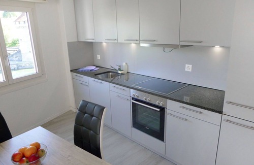 Lucerne Apartment | Cozy Apartment for 4 with Lake View, Balcony & Parking