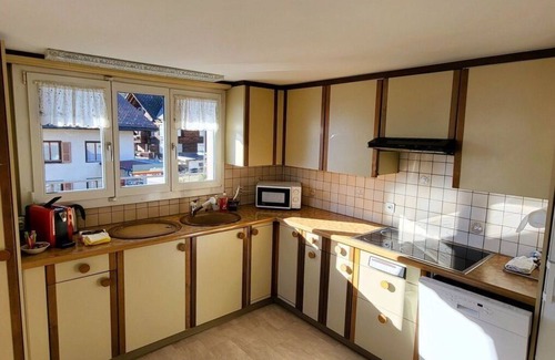 Sundlauenen Apartment | Cozy Apartment for 6 with WIFI, Balcony, and Spa Access