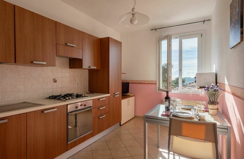 Pietrabruna Apartment | Inviting Apartment with Pool, Ocean View and WIFI for 2