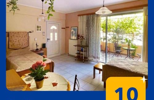 Ilioupoli Apartment | Cosy Apartment with Garden 5 min from metro