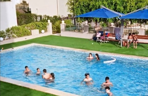 Cite El Wafa Apartment | Romantic Getaway: Cozy Flat with Spa and Pool Access