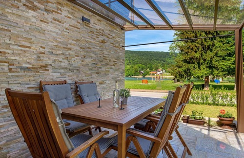 Ogulin House | Lakefront Holiday Home with Spa and Family-Friendly Perks