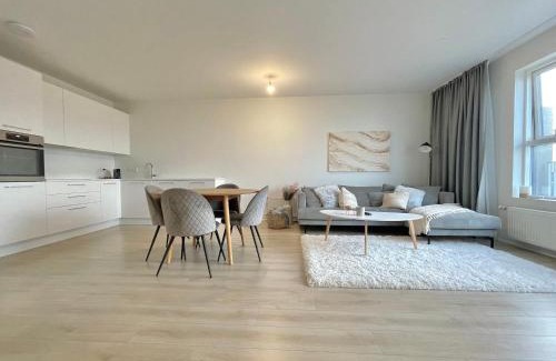 Njardvik Apartment | Charming Retreat with Scenic Views and Pet-Friendly Perks