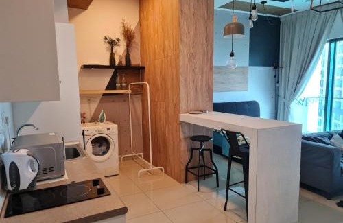 Cyberjaya Apartment | Charming Studio Retreat with Balcony and Pool Access