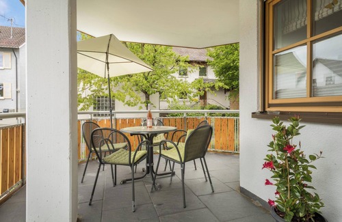 Neufrach Apartment | Inviting Apartment 1 at Trostelhof with Balcony & Spa