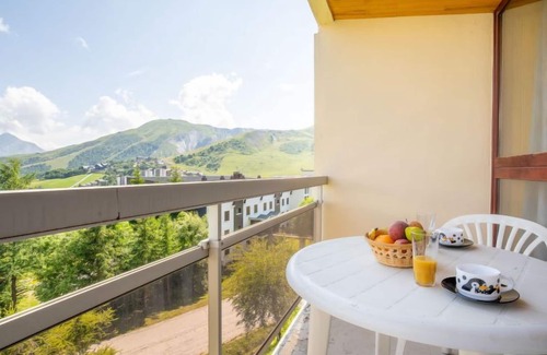 La Toussuire Apartment | Relaxing Lake View Getaway at Cote Louve by Interhome