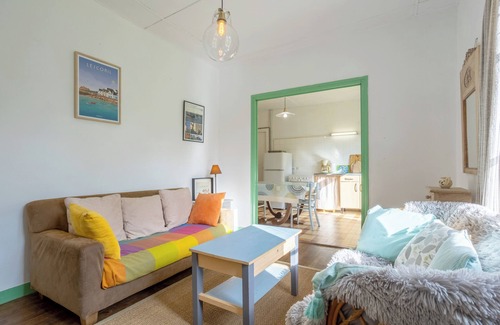 Plobannalec-Lesconil House | Relaxing Cottage 'Ferme Kerlan' with Private Garden & Ocean View