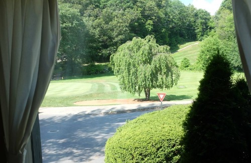 Waynesville Cottage | Charming Cottage on the Greens with Pet-Friendly Amenities