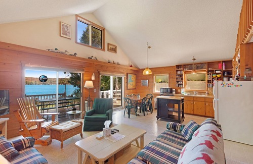 Boyne City House | Scenic Cottage with Lake Views & Private Dock Retreat
