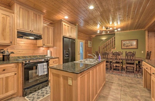 Springdale Cabin | Cozy Country Cabin with Wraparound Deck & Scenic Views