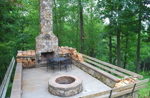 Scottville House | Pet-Friendly River Retreat with Game Room & Outdoor Fire Pit