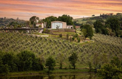 Castel San Pietro Terme House | Elegant Country House Oliveto sul Lago with Ocean Views