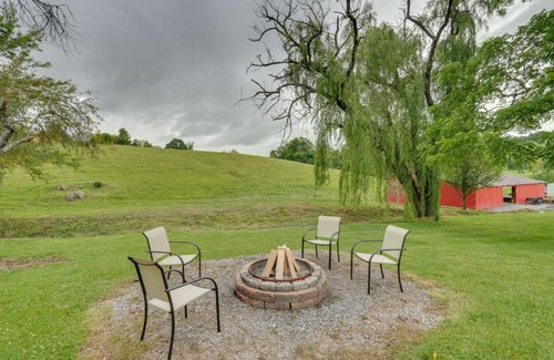 Greeneville House | Idyllic Greeneville Retreat with Fire Pit & Pet-Friendly Perks
