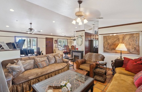 Yucca Valley House | Countryside Spanish Hacienda w/ Spa, Horses, Views by RedAwning