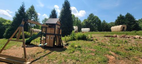 Lenoir Other | Discover Covered Wagons Hill Camp - WAGON 2: Family & Pet Friendly