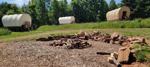 Lenoir Other | Discover Covered Wagons Hill Camp - WAGON 2: Family & Pet Friendly