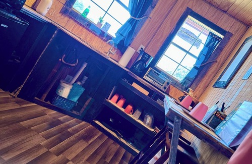 Mountain Home Cabin | Enchanting Cowboys and Angels Retreat with Pool & Pet-Friendly