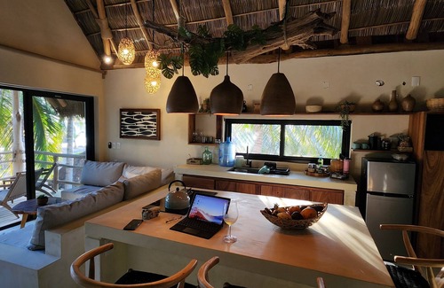 Boca de Iguanas Apartment | Beautiful Oceanfront Retreat at Coyul House with Pool
