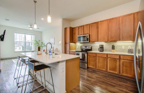 Central Business District Apartment | Inviting 1BDR Apartment with City Views & Pool Access