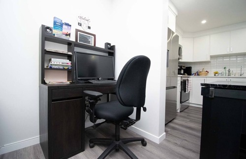 Southeast Calgary House | Inviting 1BR Suite with Home Office & Pool Access