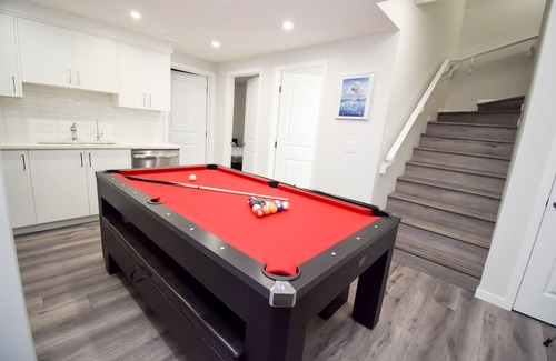 Southeast Calgary House | Inviting 1BR Suite with Home Office & Pool Access