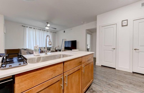 North Burnet Apartment | Inviting 2-Bedroom Apartment with Pool View @ Domain Northside