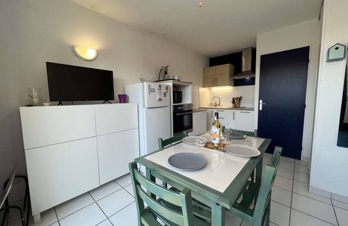Vendres House | Inviting Villa Vendres: 1 Bedroom with Pool & Spa Access