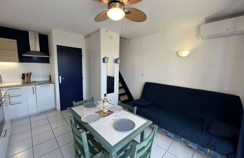 Vendres House | Inviting Villa Vendres: 1 Bedroom with Pool & Spa Access