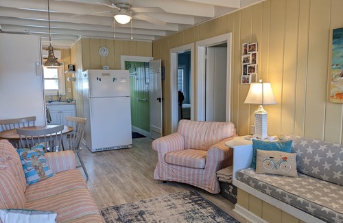 Rehoboth by the Sea Cottage | Beachside 2 BR Cottage with Ocean View & Pet Friendly